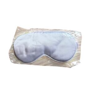 White eye mask with elastic strap